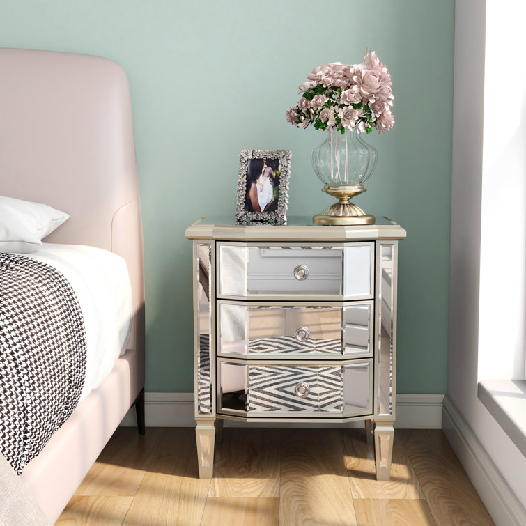 Next mirrored clearance side table